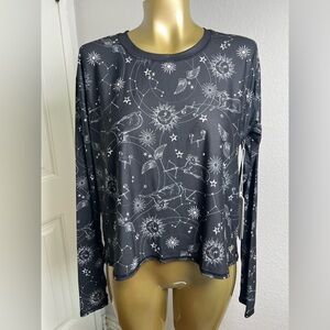 Women's Starry Night Long Sleeve Top